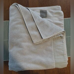 The Threadery Luxury Turkish Cotton Oversized Bath Sheet – Baby Blue (27"x64")